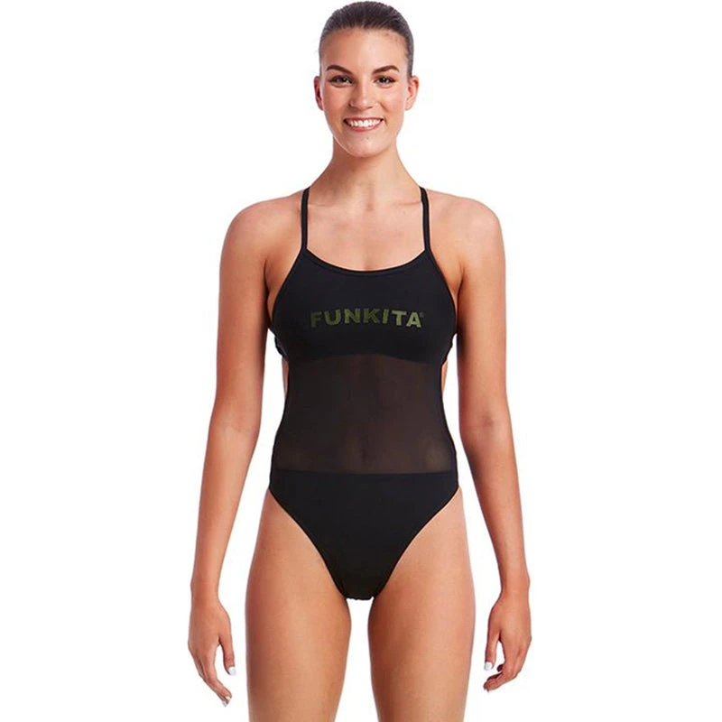 Funkita - Night Lights - Ladies Mesh Up One Piece 3 Funkita - Night Lights - Ladies Mesh Up One Piece