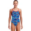 Funkita - Meshed Up - Girls Diamond Back One Piece -Funkita Swimsuit Discount Store funkita meshed up girls diamond back one piece 1