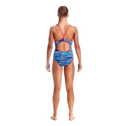 Funkita - Meshed Up - Girls Diamond Back One Piece -Funkita Swimsuit Discount Store funkita meshed up girls diamond back one piece 2