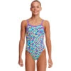 Funkita - Mint Strips - Girls Single Strap One Piece