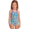 Funkita - Mint Strips - Toddler Girls Printed One Piece 2 Funkita - Mint Strips - Toddler Girls Printed One Piece -Funkita Swimsuit Discount Store funkita mint strips toddler girls printed one piece 1