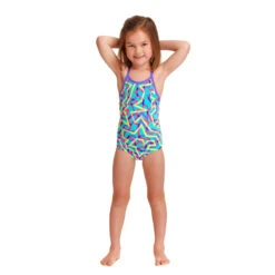 Funkita - Mint Strips - Toddler Girls Printed One Piece 9 Funkita - Mint Strips - Toddler Girls Printed One Piece -Funkita Swimsuit Discount Store funkita mint strips toddler girls printed one piece 4