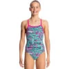 Funkita - Minty Madness - Girls Strapped In One Piece -Funkita Swimsuit Discount Store funkita minty madness strapped in girls swimsuit 1