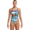 Funkita - Misty Mountain - Ladies Twisted One Piece 1 Funkita - Misty Mountain - Ladies Twisted One Piece -Funkita Swimsuit Discount Store funkita misty mountain ladies twisted one piece 1