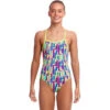 Funkita - Mixed Signals - Girls Strapped In One Piece -Funkita Swimsuit Discount Store funkita mixed signals girls strapped in one piece 1