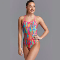 Funkita - Moon Shine - Girls Single Strap One Piece -Funkita Swimsuit Discount Store funkita moon shine girls single strap one piece 7