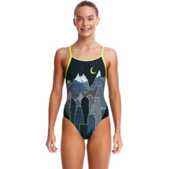 Funkita - Moonlighting - Girls Diamond Back One Piece
