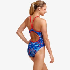 Funkita - Mr Squiggle - Girls Diamond Back One Piece 10 Funkita - Mr Squiggle - Girls Diamond Back One Piece -Funkita Swimsuit Discount Store funkita mr squiggle girls diamond back one piece 4
