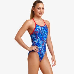Funkita - Mr Squiggle - Girls Diamond Back One Piece 11 Funkita - Mr Squiggle - Girls Diamond Back One Piece -Funkita Swimsuit Discount Store funkita mr squiggle girls diamond back one piece 5
