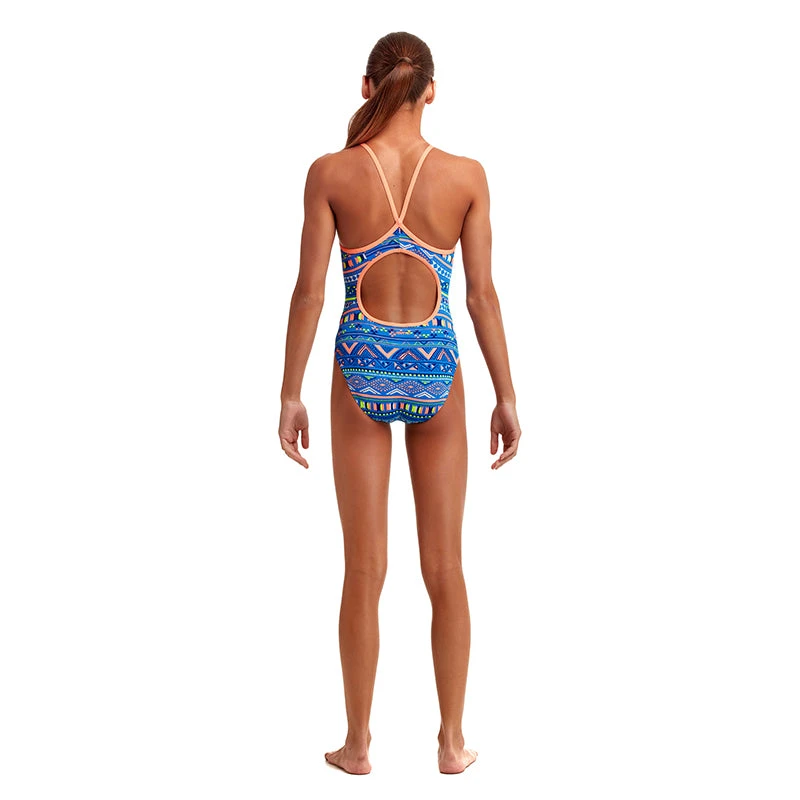 Funkita - My Tribe - Girls Diamond Back One Piece 5 Funkita - My Tribe - Girls Diamond Back One Piece - Image 3