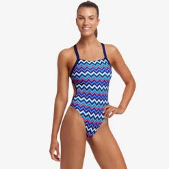 Funkita - Nautical Mile - Ladies Brace Free One Piece -Funkita Swimsuit Discount Store funkita nautical mile ladies brace free one piece 5