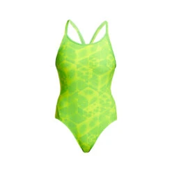 Funkita - Neon Orbiter - Ladies Diamond Back One Piece -Funkita Swimsuit Discount Store funkita neon orbiter ladies diamond back one piece 2