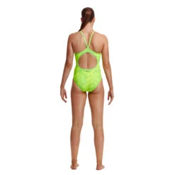 Funkita - Neon Orbiter - Ladies Diamond Back One Piece -Funkita Swimsuit Discount Store funkita neon orbiter ladies diamond back one piece 3