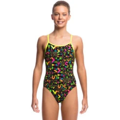 Funkita - Night Swim - Girls Diamond Back One Piece