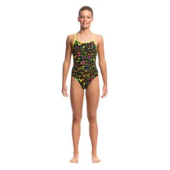 Funkita - Night Swim - Girls Diamond Back One Piece 9 Funkita - Night Swim - Girls Diamond Back One Piece -Funkita Swimsuit Discount Store funkita night swim girls diamond back one piece swimsuit 4