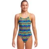 Funkita - No Cheating - Girls Eco Diamond Back One Piece -Funkita Swimsuit Discount Store funkita no cheating girls eco diamond back one piece 1