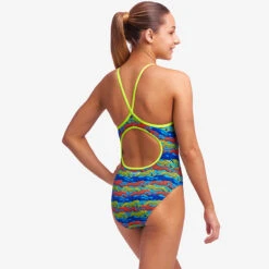 Funkita - No Cheating - Girls Eco Diamond Back One Piece -Funkita Swimsuit Discount Store funkita no cheating girls eco diamond back one piece 4
