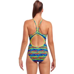 Funkita - No Cheating - Ladies Eco Diamond Back One Piece -Funkita Swimsuit Discount Store funkita no cheating ladies eco diamond back one piece 3
