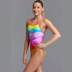 Funkita - Ocean Ink - Girls Tie Me Tight One Piece 11 Funkita - Ocean Ink - Girls Tie Me Tight One Piece -Funkita Swimsuit Discount Store funkita ocean ink girls tie me tight one piece 5