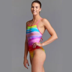 Funkita - Ocean Ink - Ladies Tie Me Tight One Piece -Funkita Swimsuit Discount Store funkita ocean ink ladies tie me tight one piece 5