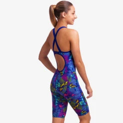 Funkita - Oyster Saucy - Girls Fast Legs One Piece -Funkita Swimsuit Discount Store funkita oyster saucy girls fast legs one piece 4