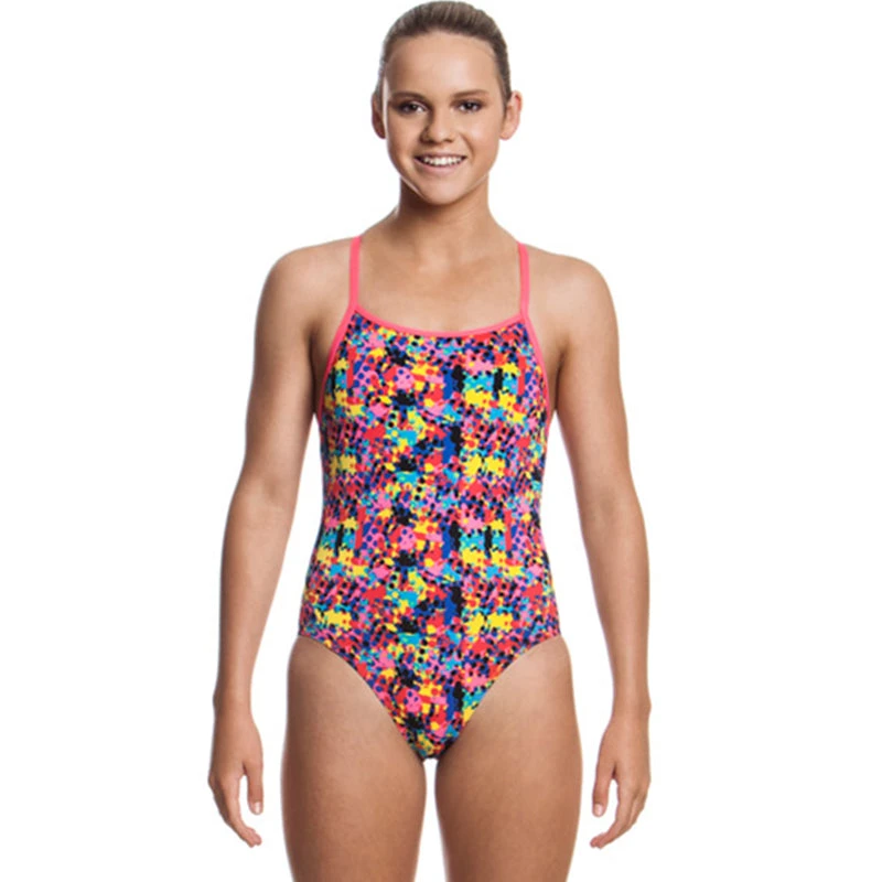 Funkita - Paintballs - Girls Diamond Back One Piece 3 Funkita - Paintballs - Girls Diamond Back One Piece