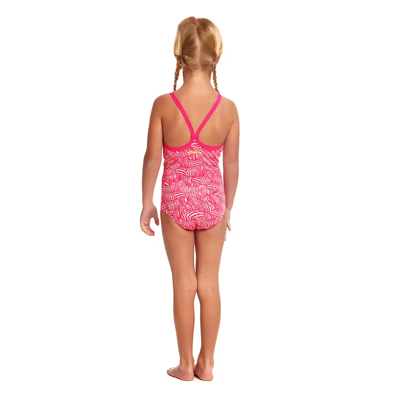 Funkita - Painted Pink - Toddler Girls Eco One Piece 5 Funkita - Painted Pink - Toddler Girls Eco One Piece - Image 3