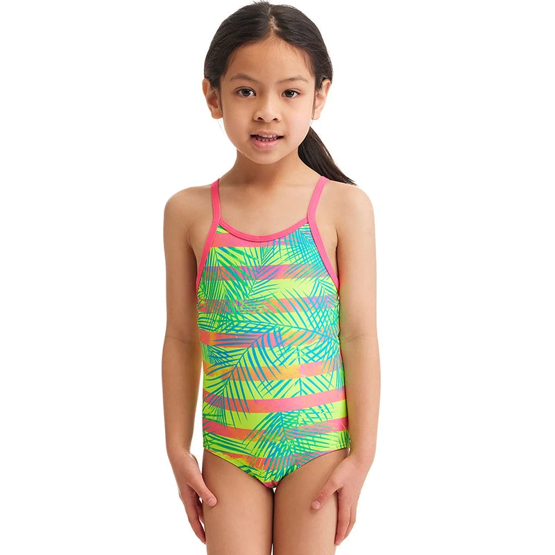 Funkita - Palm Free - Toddler Girl's Printed One Piece 3 Funkita - Palm Free - Toddler Girl's Printed One Piece