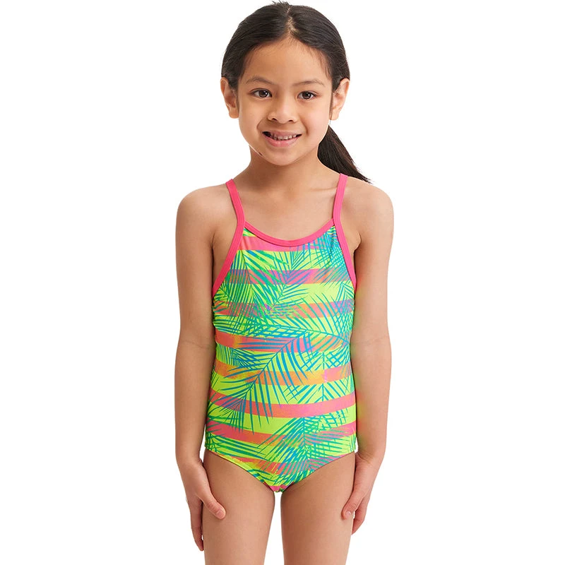 Funkita - Palm Free - Toddler Girl's Printed One Piece 6 Funkita - Palm Free - Toddler Girl's Printed One Piece - Image 4
