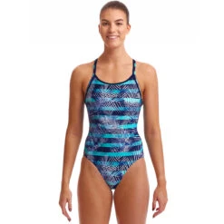 Funkita - Palm Pilot - Ladies Diamond Back One Piece
