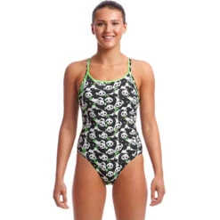Funkita - Pandaddy - Ladies Eco Diamond Back One Piece