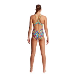 Funkita - Panel Pop - Ladies Diamond Back One Piece -Funkita Swimsuit Discount Store funkita panel pop ladies diamond back one piece 3