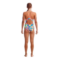 Funkita - Pastel Panel - Girls Diamond Back One Piece -Funkita Swimsuit Discount Store funkita pastel panel girls diamond back one piece 2