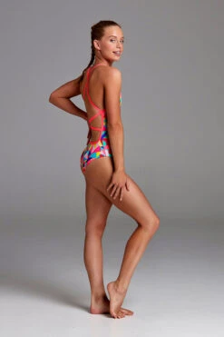 Funkita - Pastel Patch - Girls Strapped In One Piece -Funkita Swimsuit Discount Store funkita pastel patch girls strapped in one piece swimsuit 5
