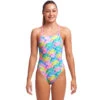 Funkita - Pastel Porpie - Girls Eco Diamond Back One Piece 2 Funkita - Pastel Porpie - Girls Eco Diamond Back One Piece -Funkita Swimsuit Discount Store funkita pastel porpie girls eco diamond back one piece 1