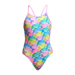 Funkita - Pastel Porpie - Girls Eco Diamond Back One Piece -Funkita Swimsuit Discount Store funkita pastel porpie girls eco diamond back one piece 2