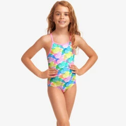 Funkita - Pastel Porpie - Toddler Girls Eco Printed One Piece -Funkita Swimsuit Discount Store funkita pastel porpie toddler girls eco printed one piece 4