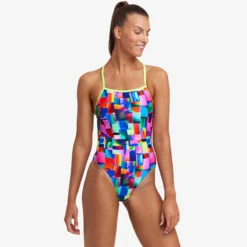 Funkita - Patch Panels - Ladies Single Strength One Piece -Funkita Swimsuit Discount Store funkita patch panels ladies single strength one piece 5