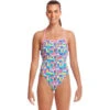 Funkita - Patched Up - Ladies Strapped In One Piece -Funkita Swimsuit Discount Store funkita patched up ladies strapped in one piece 1