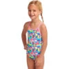 Funkita - Patched Up - Toddler Girl's Printed One Piece -Funkita Swimsuit Discount Store funkita patched up toddler girls printed one piece 1