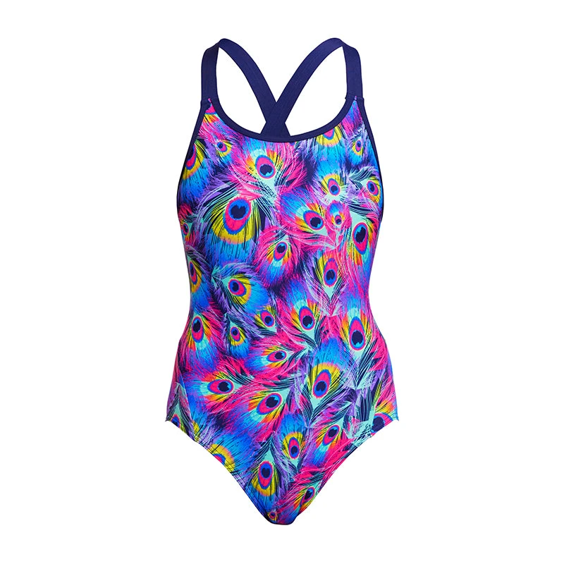 Funkita - Peacock Paradise - Ladies Eclipse One Piece 4 Funkita - Peacock Paradise - Ladies Eclipse One Piece - Image 2