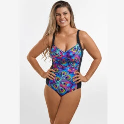 Funkita - Peacock Paradise - Ladies Ruched One Piece -Funkita Swimsuit Discount Store funkita peacock paradise ladies ruched one piece 3