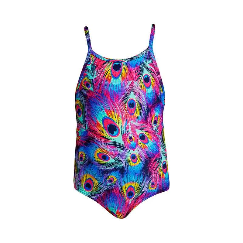 Funkita - Peacock Paradise - Toddlers Girls Printed One Piece 4 Funkita - Peacock Paradise - Toddlers Girls Printed One Piece - Image 2