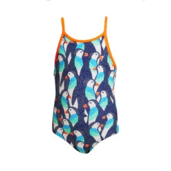 Funkita - Pengoo Parade - Toddler Girls Printed One Piece -Funkita Swimsuit Discount Store funkita pengoo parade toddlers girls one piece 2