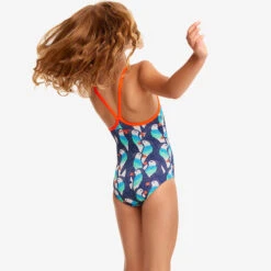 Funkita - Pengoo Parade - Toddler Girls Printed One Piece -Funkita Swimsuit Discount Store funkita pengoo parade toddlers girls one piece 4