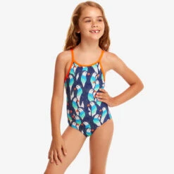 Funkita - Pengoo Parade - Toddler Girls Printed One Piece -Funkita Swimsuit Discount Store funkita pengoo parade toddlers girls one piece 5