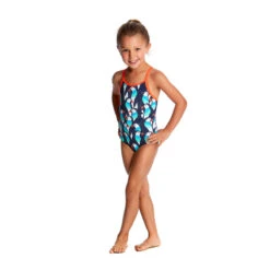 Funkita - Pengoo Parade - Toddler Girls Printed One Piece -Funkita Swimsuit Discount Store funkita pengoo parade toddlers girls one piece 6