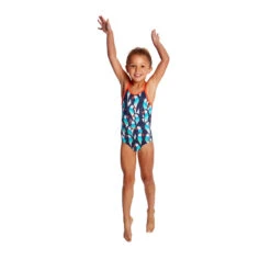 Funkita - Pengoo Parade - Toddler Girls Printed One Piece -Funkita Swimsuit Discount Store funkita pengoo parade toddlers girls one piece 8