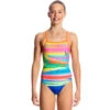 Funkita - Pina Colada - Girls Tie Me Tight One Piece -Funkita Swimsuit Discount Store funkita pina colada tie me tight girls swimsuit
