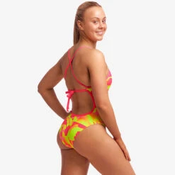 Funkita - Pinged Pink - Ladies Tie Me Tight One Piece 15 Funkita - Pinged Pink - Ladies Tie Me Tight One Piece -Funkita Swimsuit Discount Store funkita pinged pink ladies tie me tight one piece 4